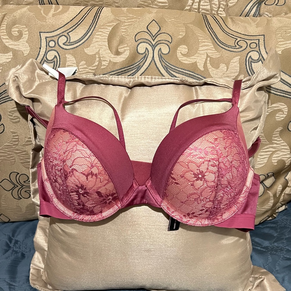 Victoria’s Secret Very Sexy Push-Up Bra 34C dark mauve